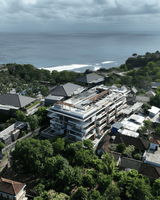 Aerial view of development